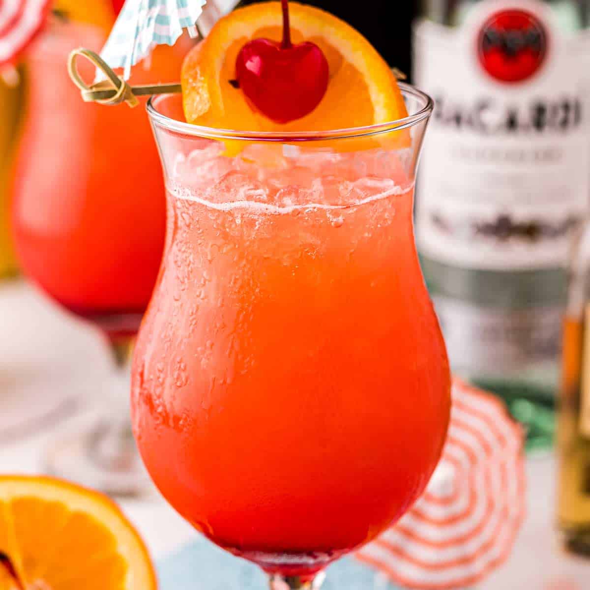 Drinks Best Served in a Hurricane Glass
