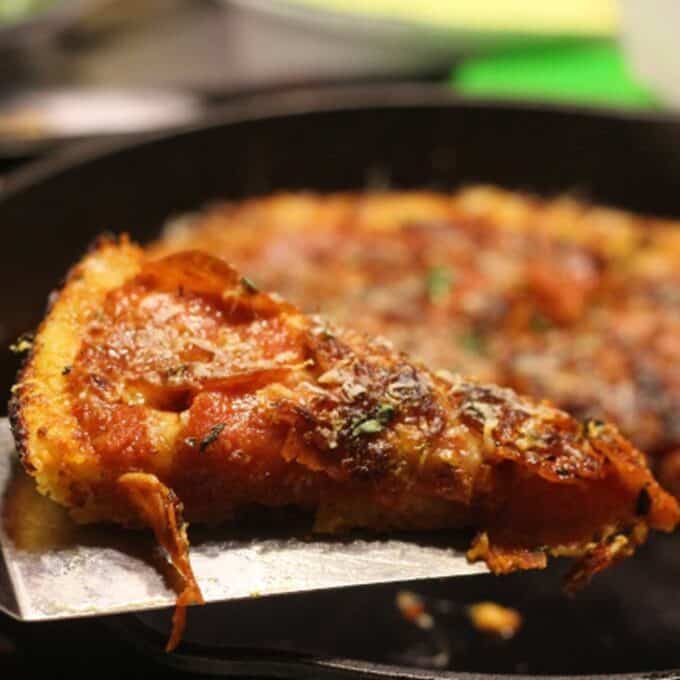 cast iron pizza