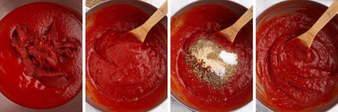 step by step how to make pizza sauce