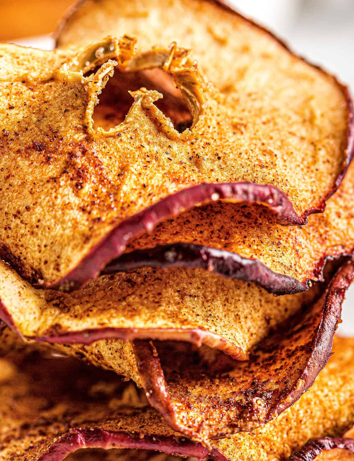 Air Fryer Cinnamon Apple Chips