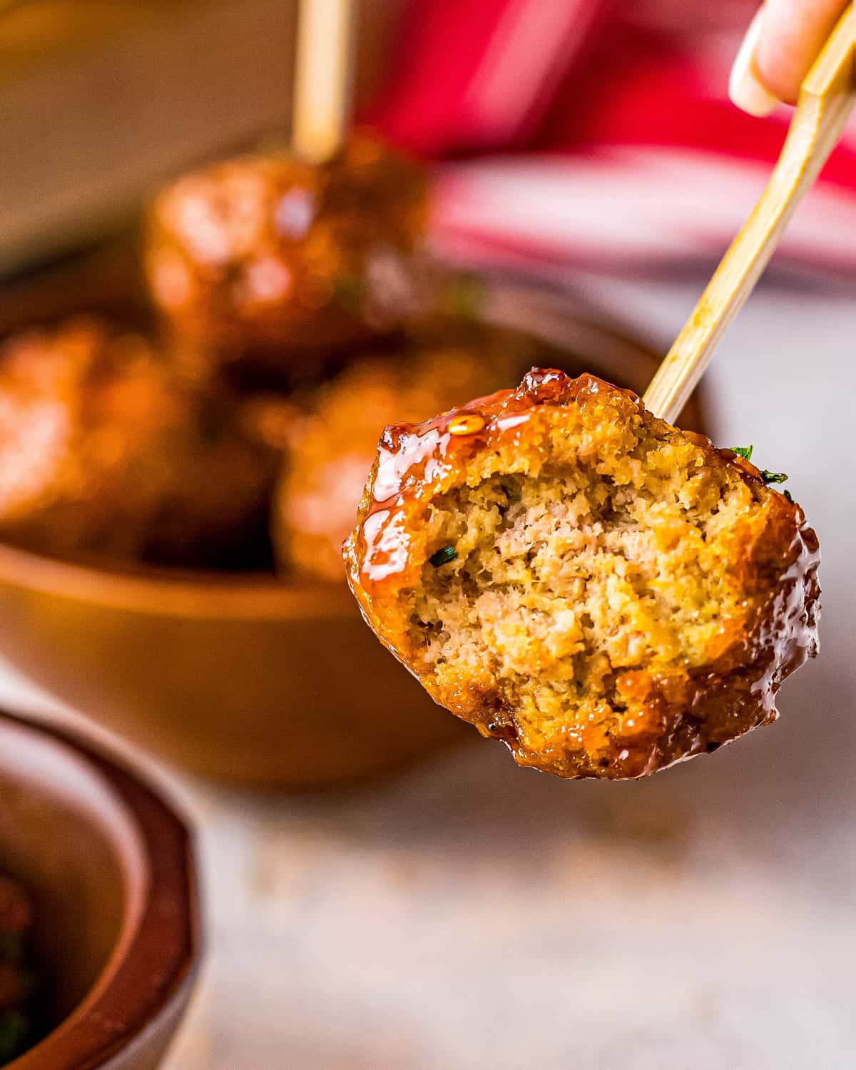 Air Fryer Firecracker Chicken Meatballs The Chunky Chef