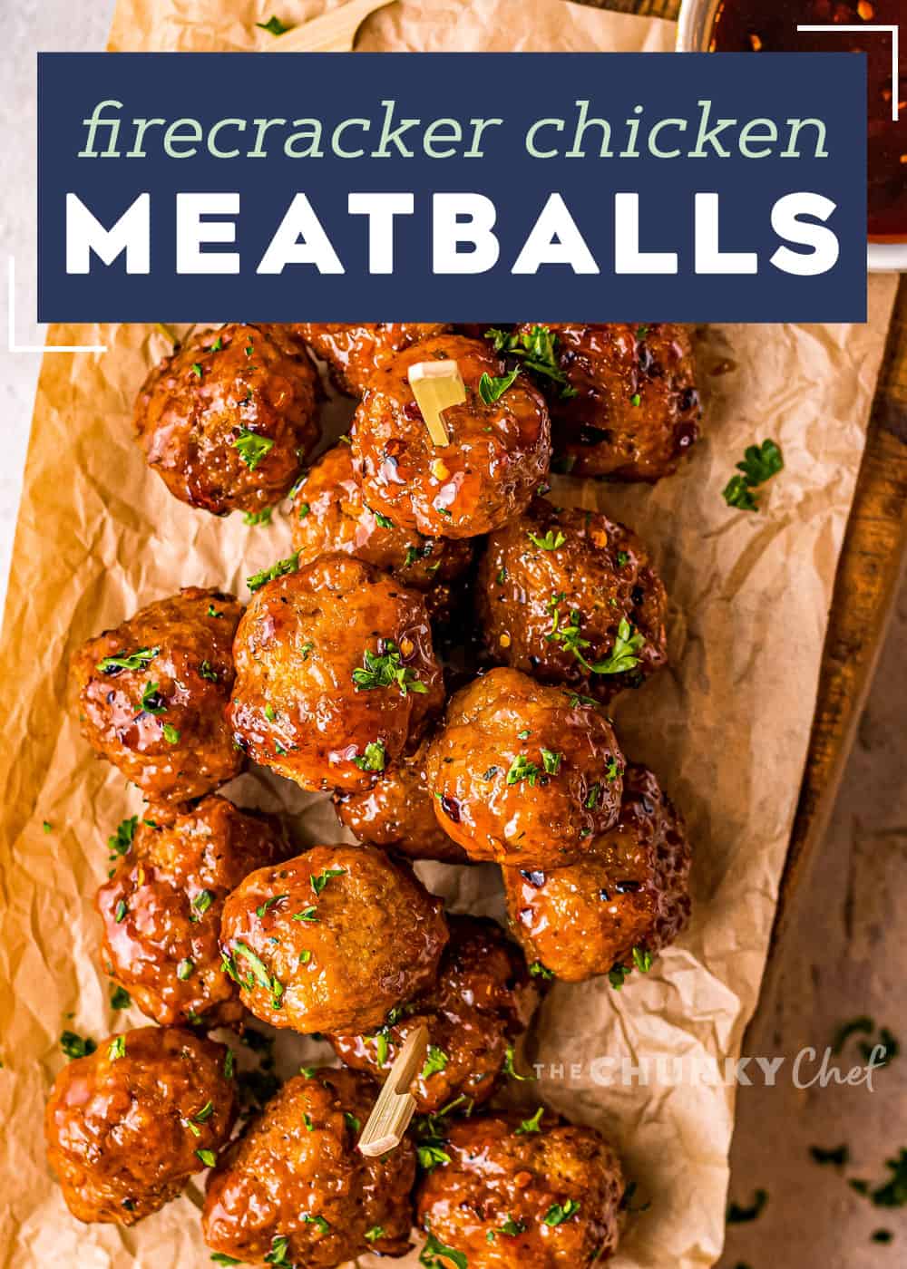 Air Fryer Firecracker Chicken Meatballs The Chunky Chef