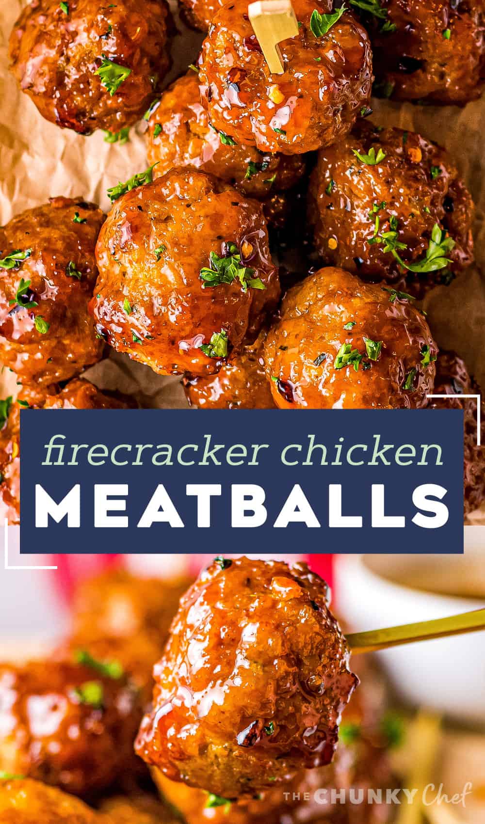 Air Fryer Firecracker Chicken Meatballs The Chunky Chef