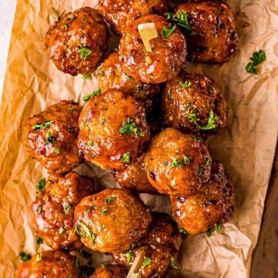 Air Fryer Firecracker Chicken Meatballs The Chunky Chef