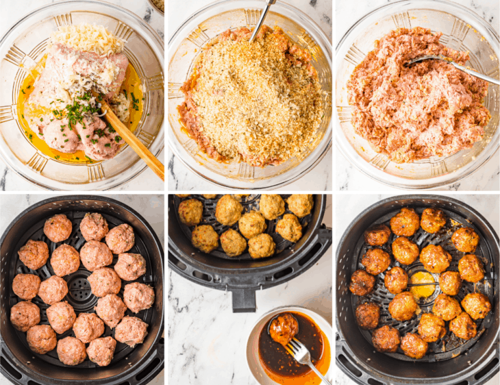 Air Fryer Firecracker Chicken Meatballs The Chunky Chef