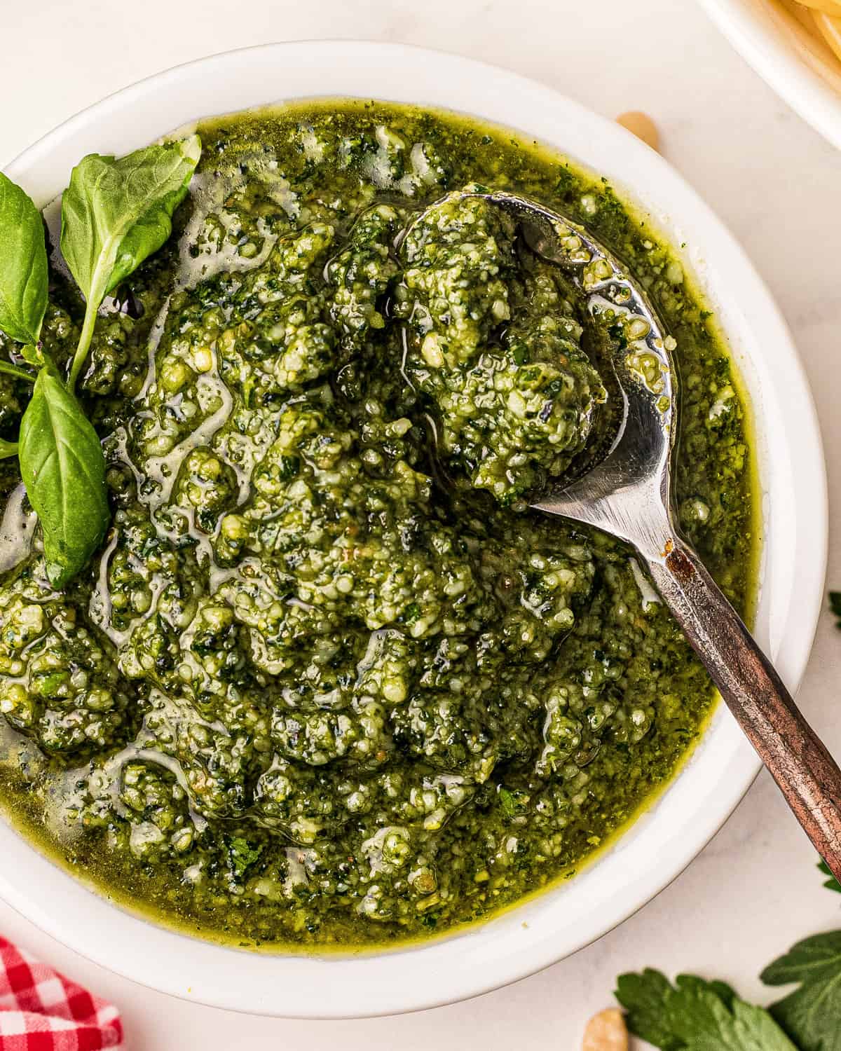 Classic Basil Pesto - The Chunky Chef