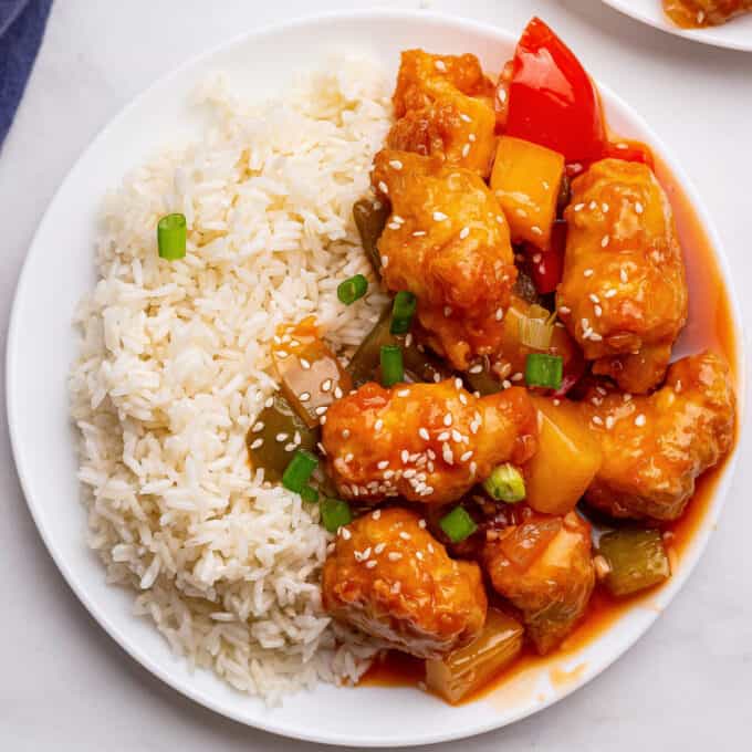 sweet and sour chicken