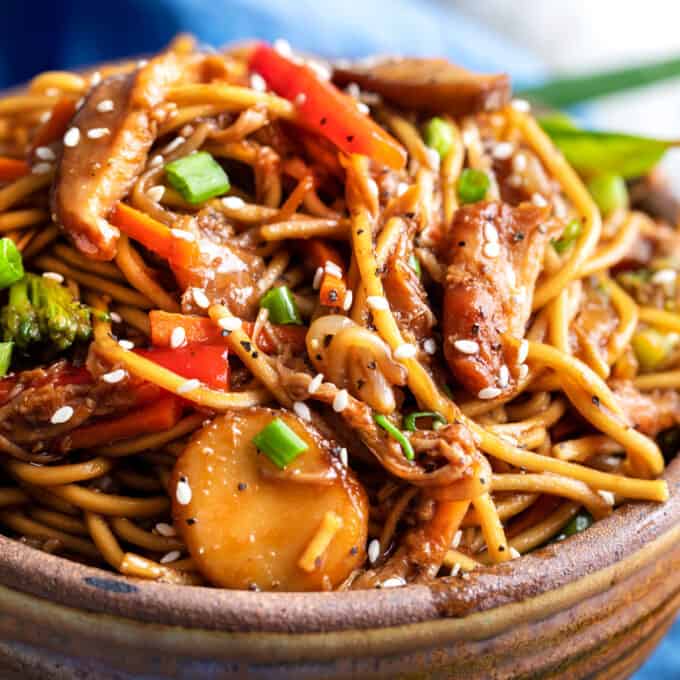 chicken lo mein