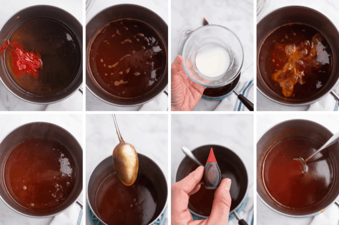 step by step how to make sweet and sour sauce