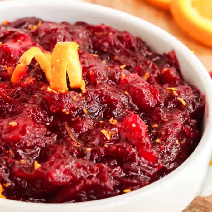 cranberry sauce