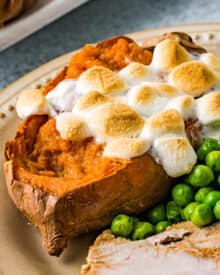 Twice Baked Candied Sweet Potatoes