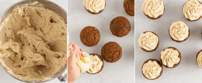 step by step how to make cream cheese frosting for cupcakes