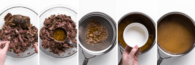 step by step how to make gravy from mississippi pot roast