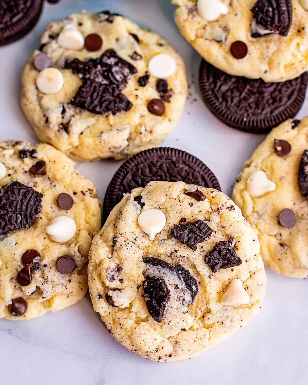 Cookies and Cream Cake Mix Cookies The Chunky Chef