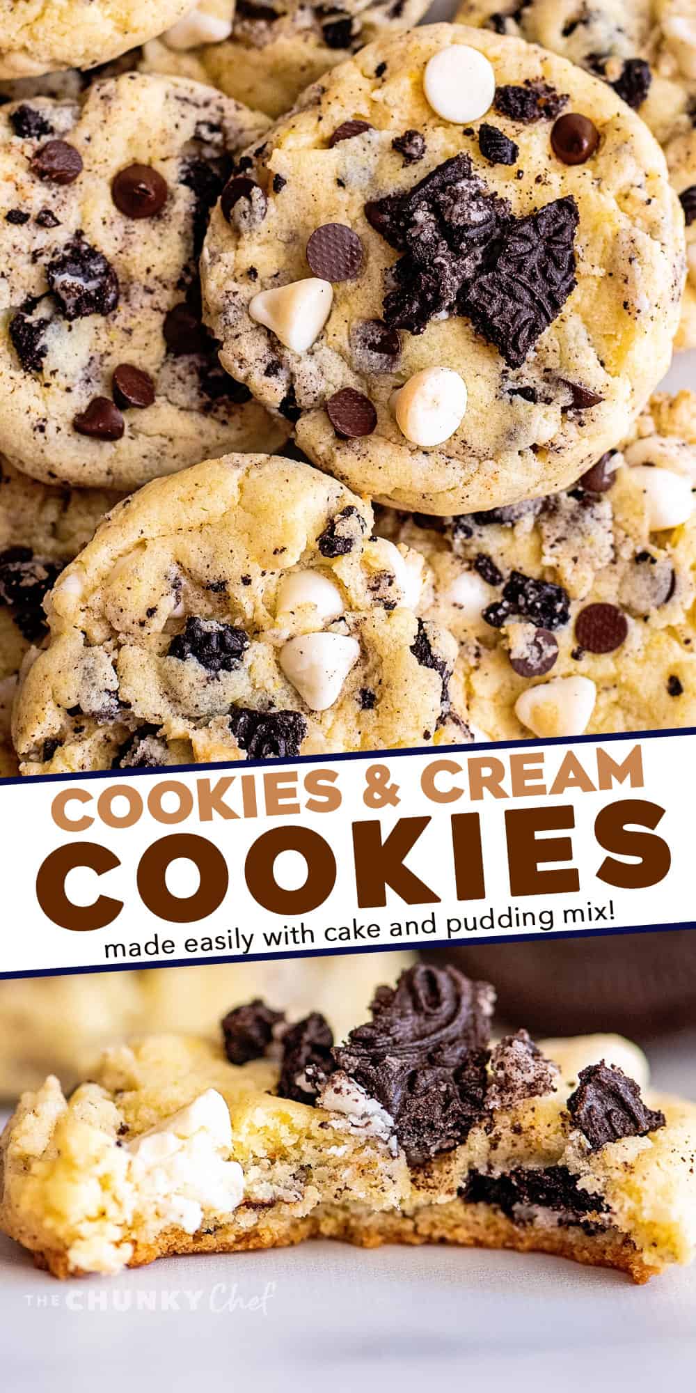 Cookies and Cream Cake Mix Cookies The Chunky Chef