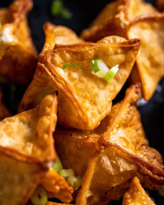 crispy fried crab rangoons