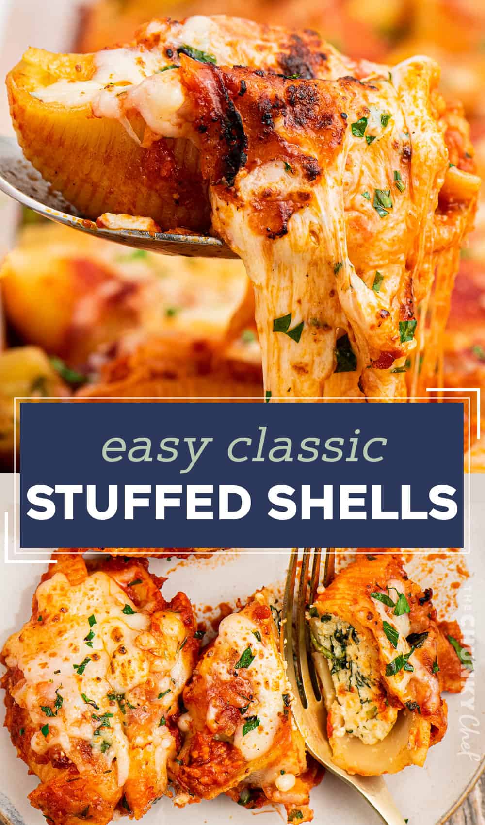 Classic Stuffed Shells Recipe - The Chunky Chef