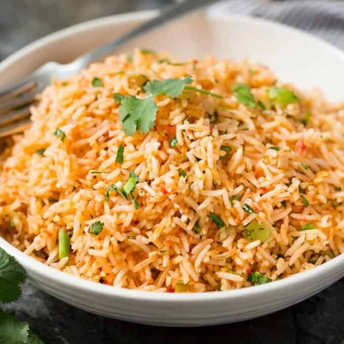 Slow Cooker Rice Recipe with Cilantro • A Weekend Cook®