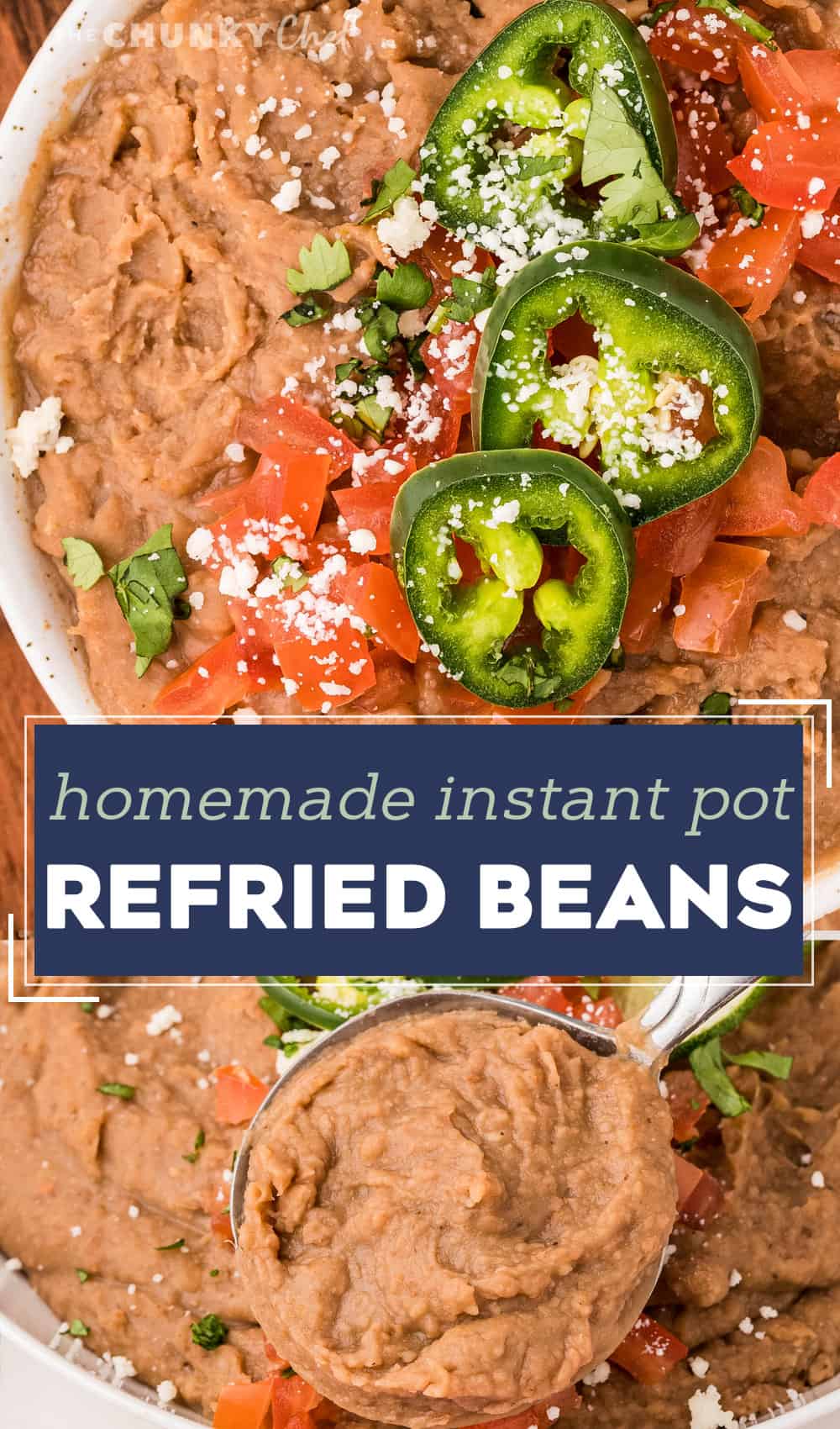 Instant Pot Refried Beans (no soaking!) The Chunky Chef