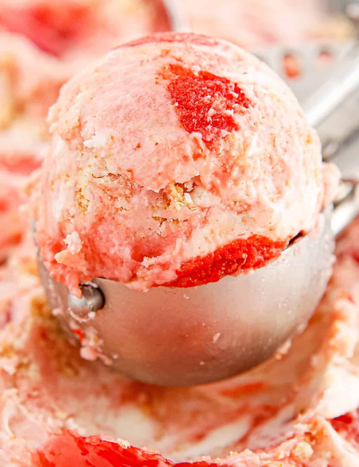 Cherry Pie No Churn Ice Cream The Chunky Chef