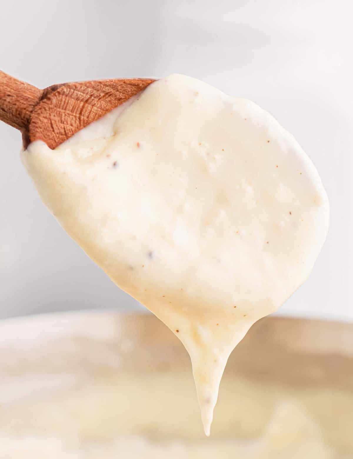 This Roasted Garlic Alfredo Sauce is rich, creamy, and absolutely loaded with flavor. Made with roasted garlic, heavy whipping cream, butter, Parmesan cheese and spices, this creamy sauce is amazing on pasta, as a dip for bread, and more!