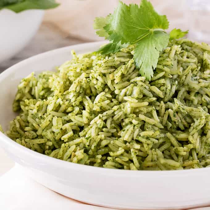 arroz verde