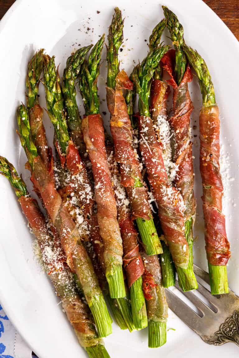 ProsciuttoWrapped Air Fryer Asparagus The Chunky Chef