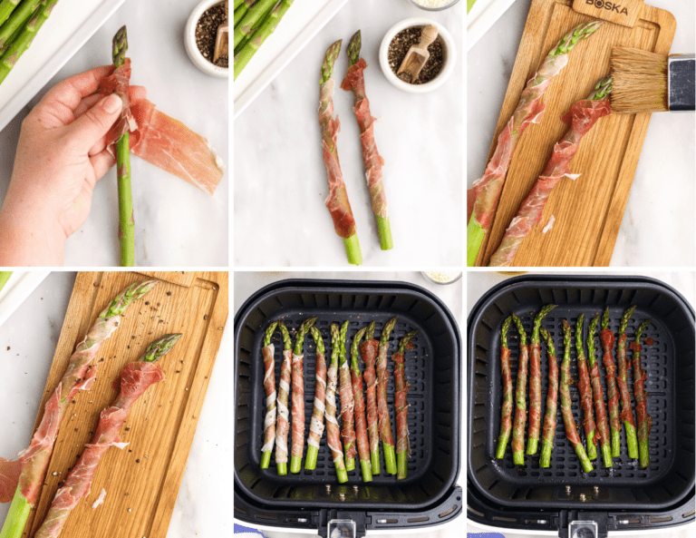 ProsciuttoWrapped Air Fryer Asparagus The Chunky Chef