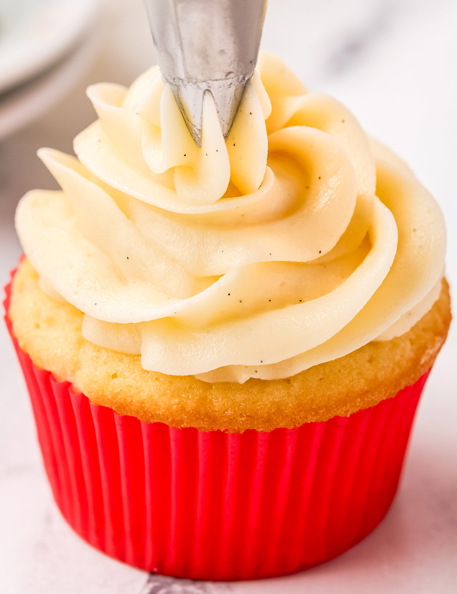 Vanilla Bean Buttercream Frosting The Chunky Chef