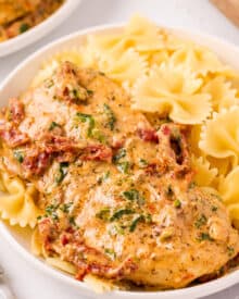 One Pan Creamy Tuscan Chicken