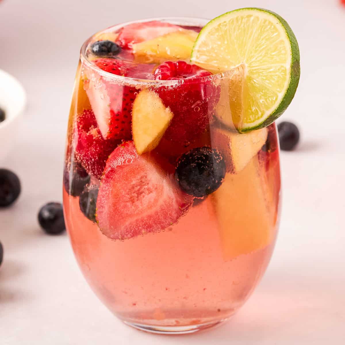 Tropical Watermelon Sangria - She Keeps a Lovely Home