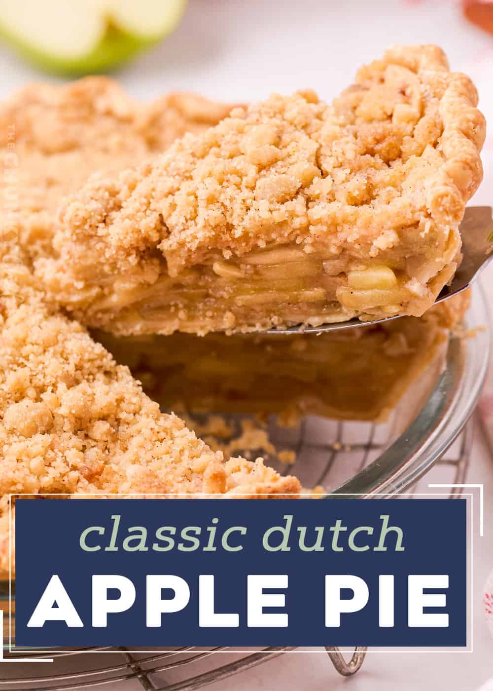 Classic Dutch Apple Pie The Chunky Chef