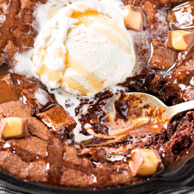 skillet brownie