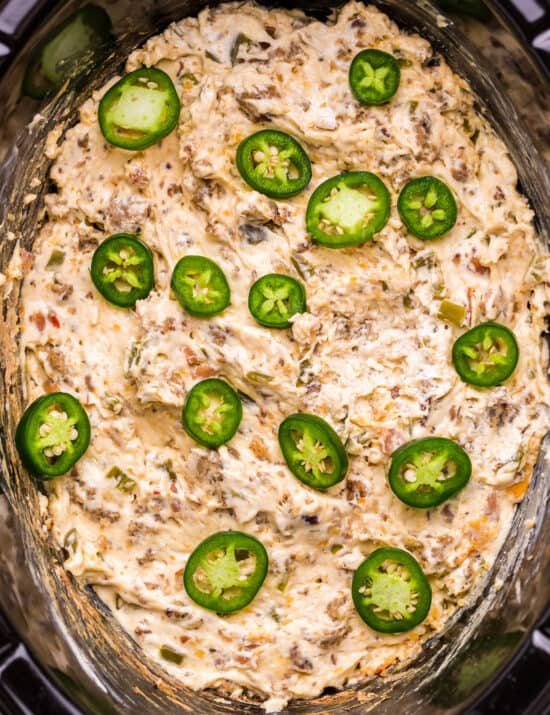 Spicy Sausage Jalapeño Popper Dip The Chunky Chef