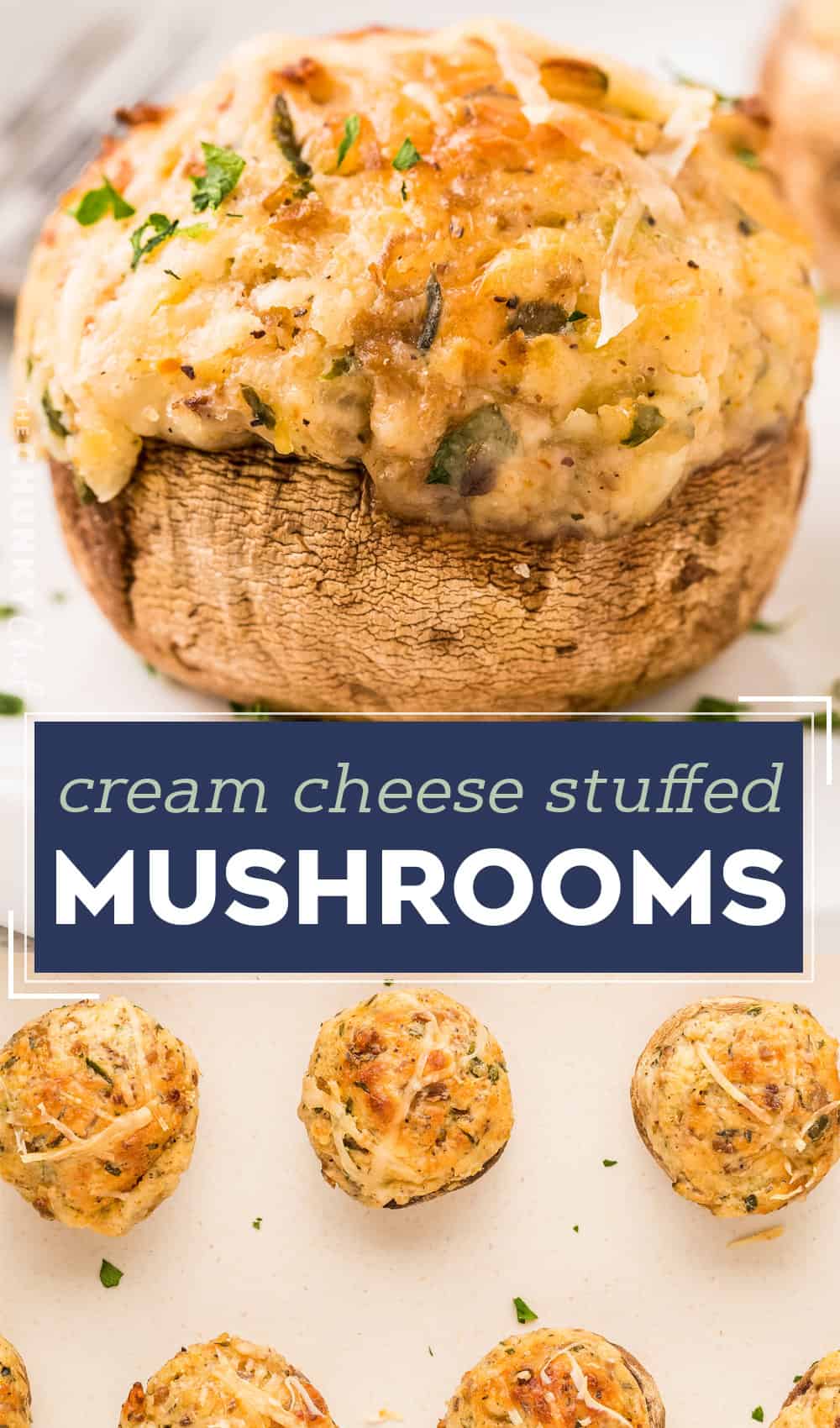 Cream Cheese Stuffed Mushrooms The Chunky Chef
