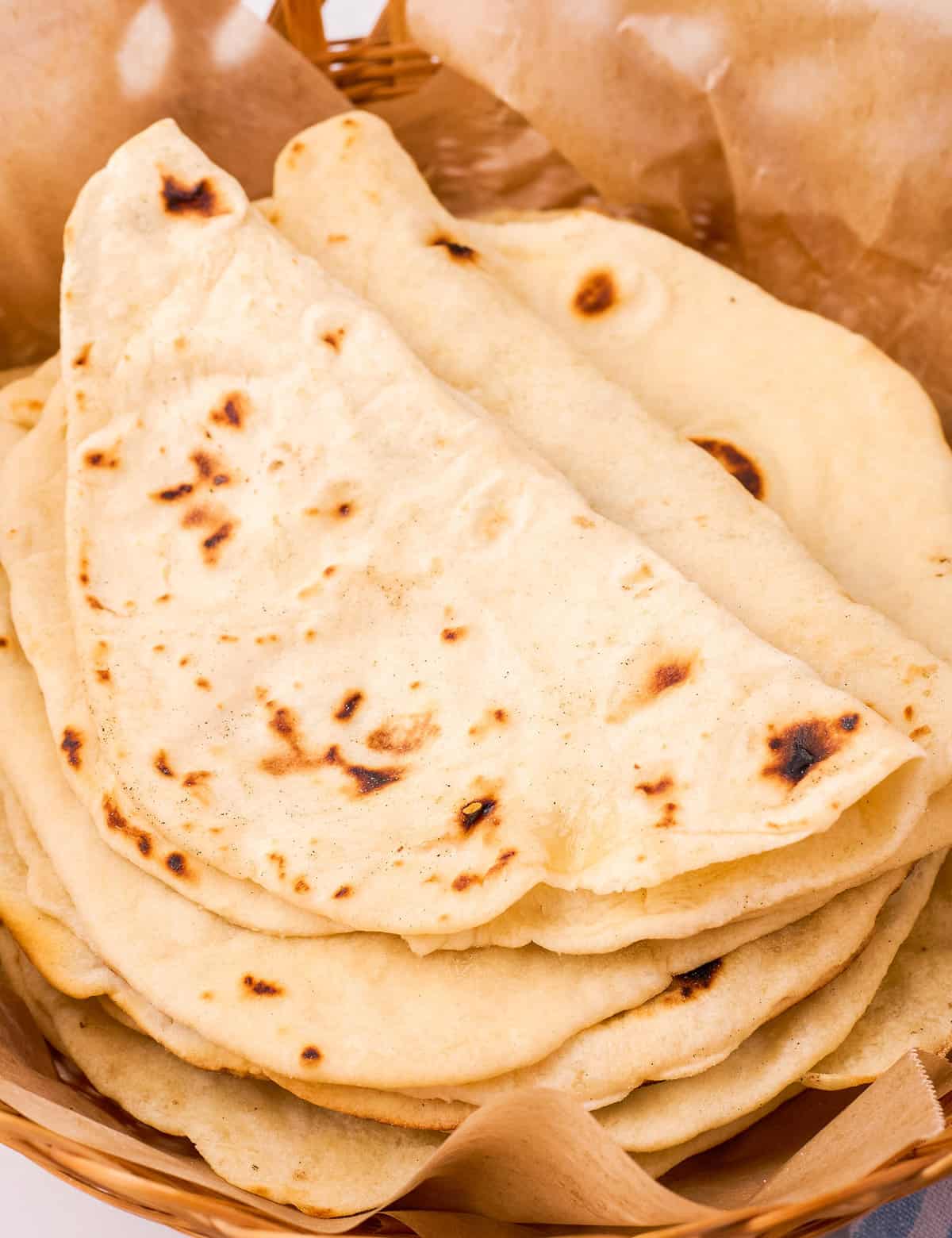 Homemade Flour Tortilla Recipe - The Chunky Chef
