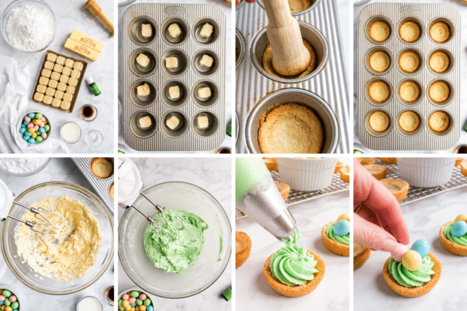 Easter Basket Cookie Cups - It's Always Autumn