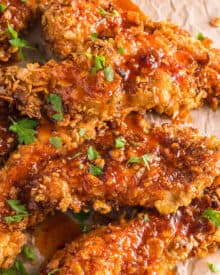 Hot Honey Air Fryer Chicken Tenders