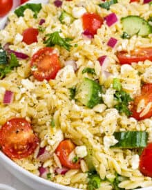 Lemon Orzo Salad