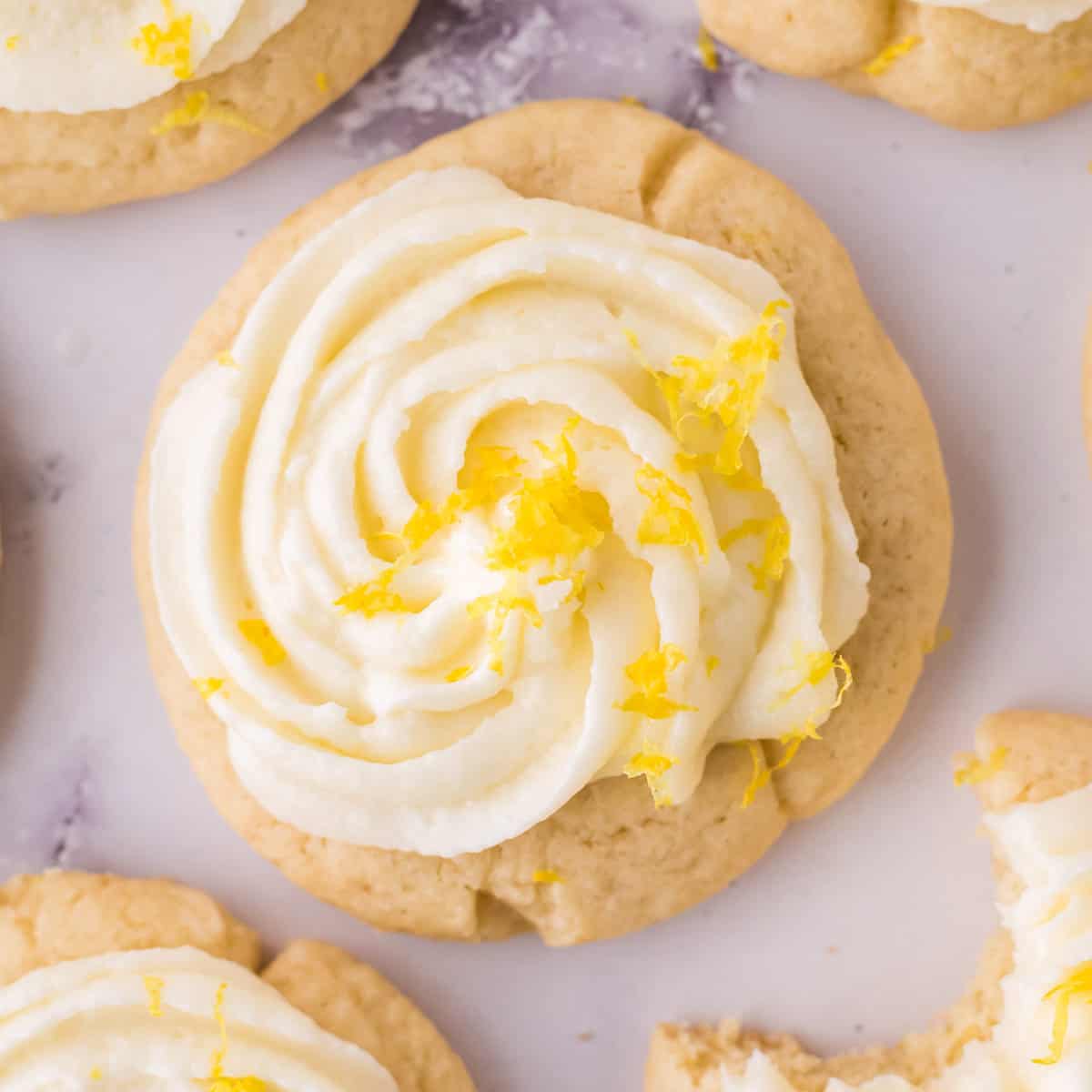 Frosted Lemon Sugar Cookies