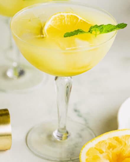 This refreshing and light lemon cocktail is made with just 3 ingredients and is absolutely perfect for this summer! Limoncello is the star, and it adds such a great bold flavor.