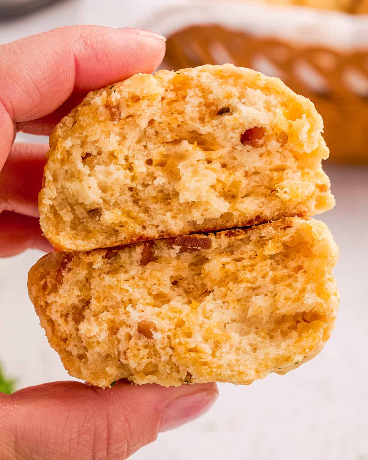 Maple Bacon & Cheddar Buttermilk Biscuits The Chunky Chef