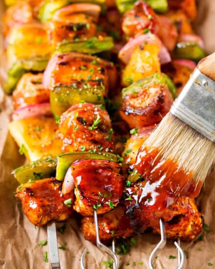 bbq chicken kebabs