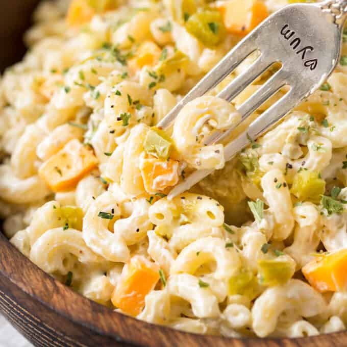 jalapeno popper macaroni salad