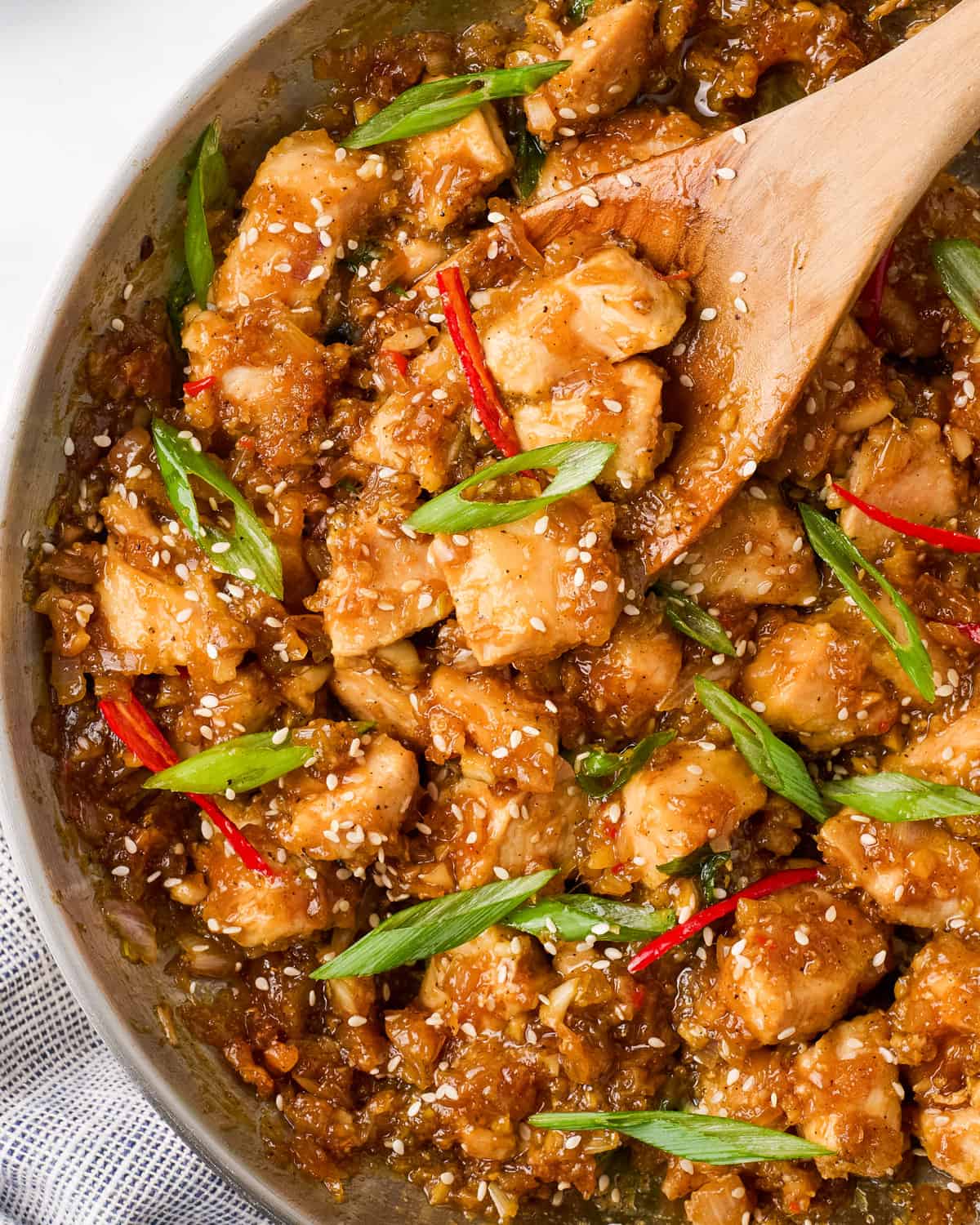 Garlic Black Pepper Chicken Stir Fry The Chunky Chef