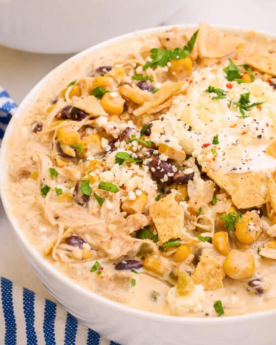 Mexican Chicken and Street Corn Chowder - The Chunky Chef