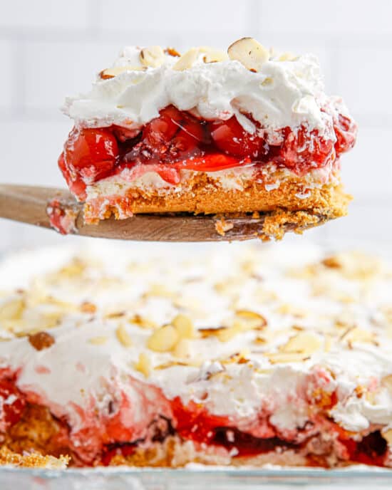 Cherry Cheesecake Lush Dessert The Chunky Chef