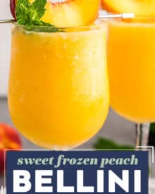 Beat the heat with a refreshing Frozen Peach Bellini, a delightful twist on a classic cocktail. This simple recipe uses just 3 ingredients to combine the natural sweetness of frozen peaches with sparkling wine, creating a frosty treat that feels like a tropical paradise.