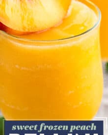 Beat the heat with a refreshing Frozen Peach Bellini, a delightful twist on a classic cocktail. This simple recipe uses just 3 ingredients to combine the natural sweetness of frozen peaches with sparkling wine, creating a frosty treat that feels like a tropical paradise.