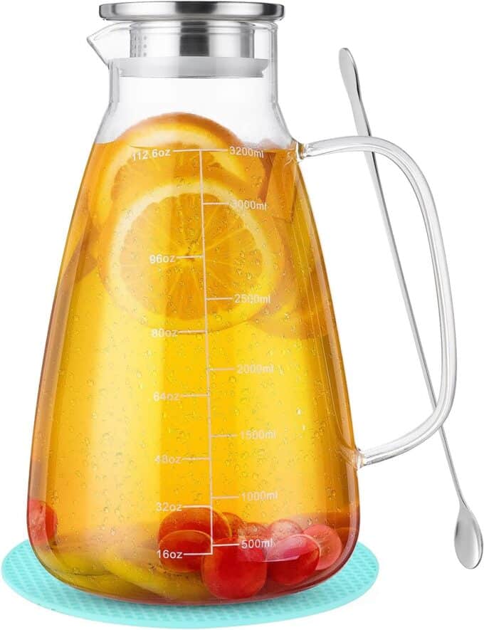 glass pitcher